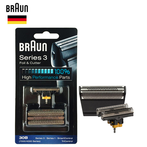 Braun-lámina y cortador 30B, piezas de alto rendimiento para afeitadoras serie 7000/4000, 310, 330, 340, 4775, 4835, 4875, 5746, 7630 ► Foto 1/6