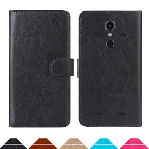 Funda billetera de lujo para AGM A9 PU cuero Retro Flip Cover fundas de moda magnética Correa ► Foto 1/1