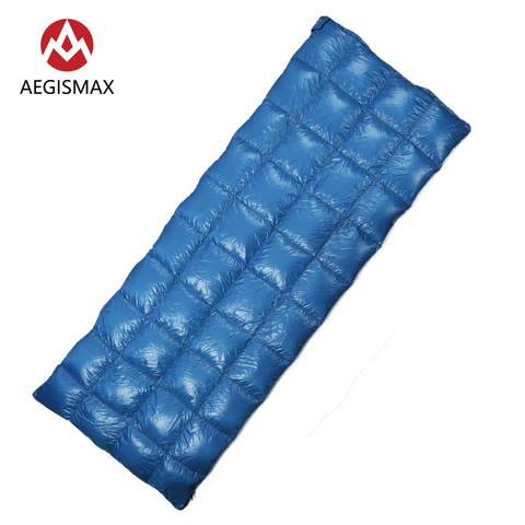 AEGISMAX-saco de dormir ultraligero de 90% plumón de pato blanco, para acampar, senderismo, 3 estaciones, para exteriores ► Foto 1/6