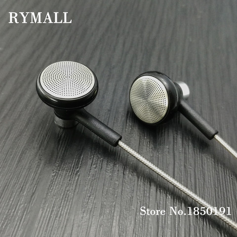 RY04 original en la oreja los auriculares de metal fabricante 15mm música calidad de sonido de alta fidelidad auriculares (ie800 estilo) 3,5mm nuevo tejido cable ► Foto 1/6