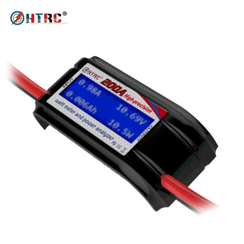 HTRC-medidor de voltaje de alta precisión, 60V, 200A, medidor de amperios de voltaje, analizador de potencia, cable de calibre 8 ► Foto 1/6