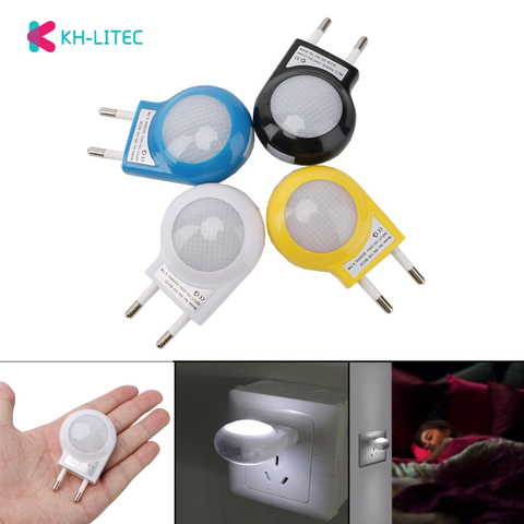 Miniluz LED de noche de caracol para dormitorio de niños, lámpara de noche automática con Sensor de luz incorporado, Control de pared, enchufe de la UE/EE. UU. ► Foto 1/6