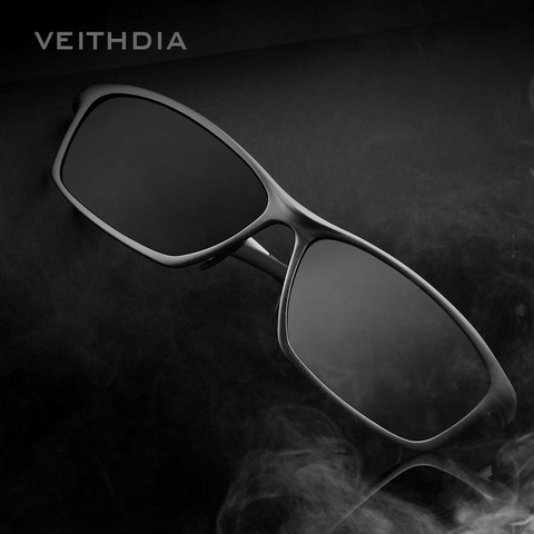 VEITHDIA-gafas de sol polarizadas cuadradas de aluminio para hombre, accesorios para conducir, azules, 6520 ► Foto 1/6