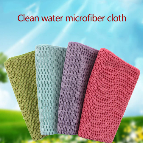 Más gruesa microfibra toallitas ventana herramientas de fácil limpieza Super absorbente portátil toalla de cocina 1 PC paño de limpieza ► Foto 1/6