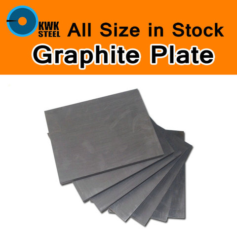 Placa de grafito de alta pureza, placa de electrodo de grafito de alto carbono, pirolítico, lámina de carbono de grafito, molde DIY ► Foto 1/6