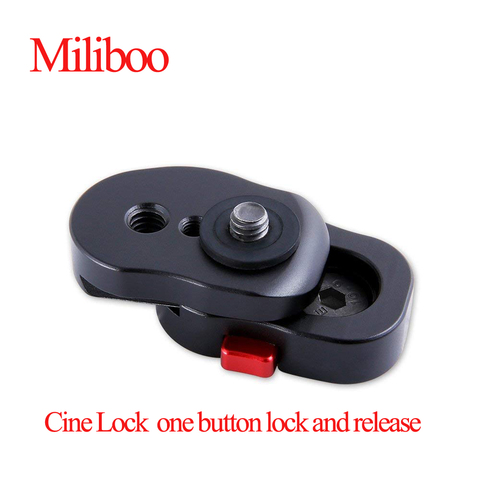Película Lock Mini Placa de liberación rápida funciona con montura de brazo mágico y otros monitores de vídeo de rosca de 1/4 pulgadas ► Foto 1/1