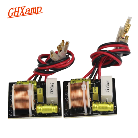 GHXAMP-Divisor de frecuencia de graves para altavoz de 3 pulgadas, altavoces de escritorio de Audio cruzado de 2 vías, agudos, 4-8Ohm, 3,3 KHzZ, 50W, 2 uds. ► Foto 1/6