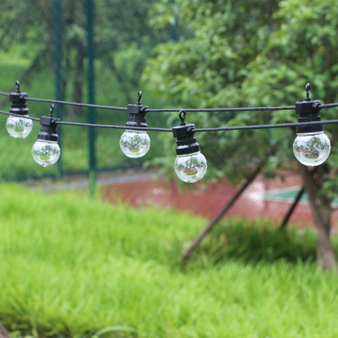 Guirnalda de luces led con forma de globo para Navidad, guirnalda de luces de 13m para fiesta de boda, jardín, patio, exterior ► Foto 1/6