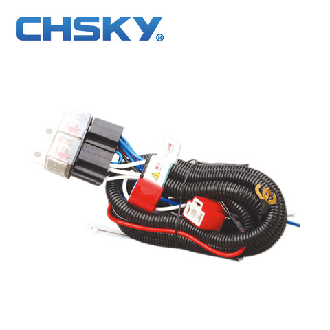 CHSKY gran oferta impermeable 12V 2 luz H4 soporte de cableado para faro kits de relés CH-H4-1202ET ► Foto 1/6