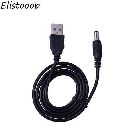 Elistoop-cargador USB de 5V, Cable de alimentación a CC, Conector de 5,5mm, Cable USB de alimentación para reproductor MP3/MP4 ► Foto 1/5
