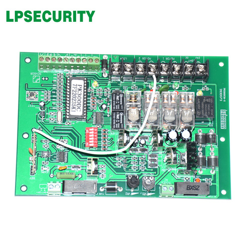 LPSECURITY-placa base de motor PCB, placa de circuito controlador, Tarjeta para motor de abridor de puerta oscilante, potencia de entrada de 24Vdc (KEYFOBS opcional) ► Foto 1/1