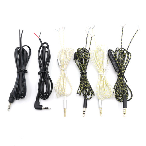 Cable de cobre de alta calidad 2 uds., Cable de mantenimiento para DIY, reemplazo de auriculares, Cable de 3,5mm, Cable de reparación de Cable de Audio ► Foto 1/6