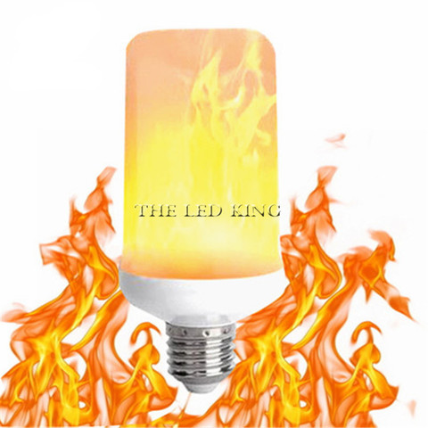 Bombilla de llama de LED con efecto de llama, lámpara LED de decoración de emulación parpadeante, 4 modelos, 5W, 9W, 12W, E27, E26, E14, E12, 85-265V ► Foto 1/6