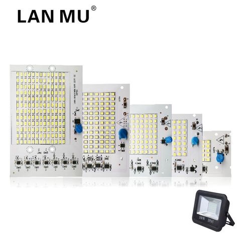 Chips de lámpara LED para proyector al aire libre, bombilla IC inteligente de voltaje de 220V, tipo SMD 2835, con entrada de luz de potencia de 10W 20W 30W 50W 100W ► Foto 1/6