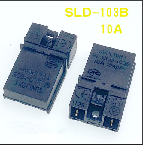 Hervidor termoeléctrico SLD-103B, 10A, 250V, T125, 1 unids/lote, accesorios Interruptor de control de temperatura ► Foto 1/5