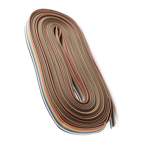 Cable de cinta arcoíris de Color plano, espaciado de 10 vías, 1,27mm, 1 metro, 10P ► Foto 1/1