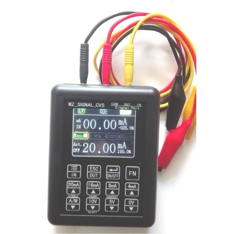 Simulador analógico de voltaje de corriente ajustable, generador de señal de 0-10V 4-20mA, calibrador transmisor de fuentes ► Foto 1/5