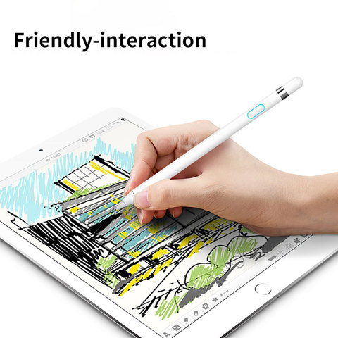 WIWU táctil lápiz para iPad 2022 Stylus Pen Compatible con Android y IOS pantalla capacitiva tableta táctil pluma para iPad Pro ► Foto 1/6
