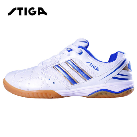 2017 STIGA ping pong raqueta zapato zapatos de tenis de mesa deporte de interior Zapatillas Deportivas Mujer Mens estabilidad Zapatillas ► Foto 1/6