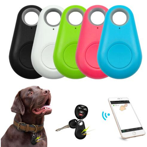 Rastreador GPS inteligente para mascotas Mini localizador Bluetooth resistente al agua Anti-pérdida para perro mascota gato niños llave de la carpeta del coche collar de accesorios ► Foto 1/3