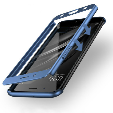 Fundas de teléfono 360 a prueba de golpes para Huawei P9, P10, P20 Lite Plus con cristal para Huawei Mate 20 Lite Pro, funda para Huawei Nova 3 ► Foto 1/1