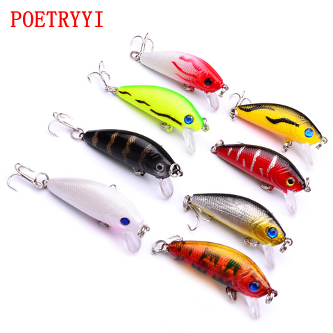 POETRYYI-Señuelos de Pesca Topwater piscardo, 50mm, 3,6g, cebo duro Artificial, Mini peces japoneses, Wobblers, Crankbait, Pesca de carpa 30 ► Foto 1/6