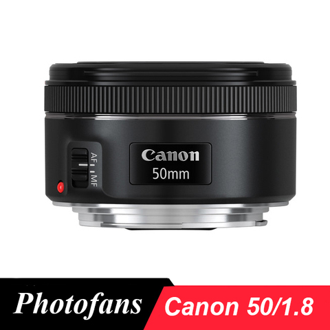 Canon 50 1,8 EF 50mm f/1,8 STM lentes Dslr estándar para canon 650D 700D 750D 800D 60D 70D 80D 7D 5DII 5Ds 5diii ► Foto 1/2