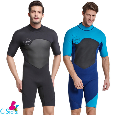 Traje de buceo de neopreno para hombre, traje de buceo para pesca submarina, para hacer surf, snorkel ► Foto 1/1