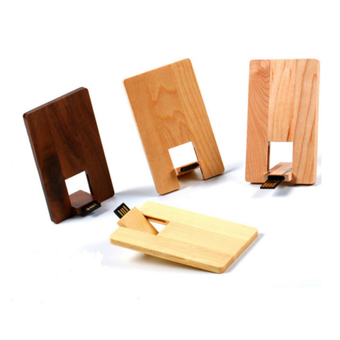 Pendrive de madera con logotipo personalizado de moda, tarjeta flash USB 2,0, 64GB, 32GB, 16GB, 8GB, 4GB, nuevo ► Foto 1/6