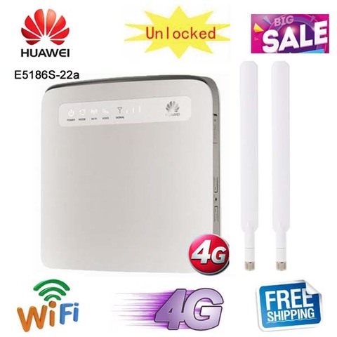 Original desbloqueado Huawei E5186 Cat6 300Mbps E5186s-22a LTE 4g router inalámbrico 4g FDD TDD cpe gateway inalámbrico ► Foto 1/6