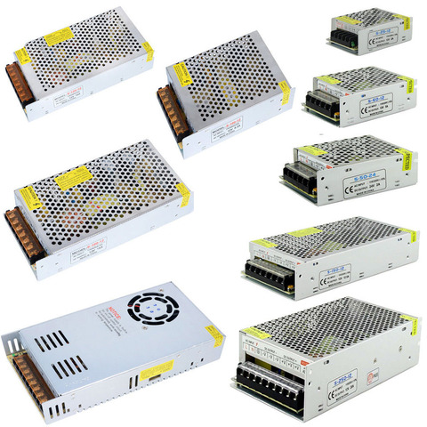 AC 110 V-220 V a DC 5 V 12 V 24 V 1A 2A 3A 5A 10A 15A 20A 30A 50A interruptor controlador del adaptador de alimentación tira de luz LED ► Foto 1/1