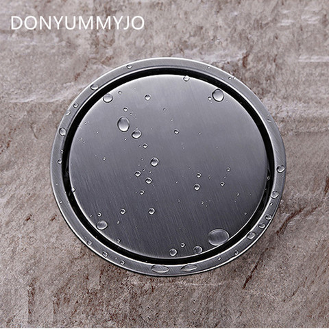 DONYUMMYJO 304 Acero inoxidable baño piso desagüe rejilla redonda desecho escurridor de piso ► Foto 1/6