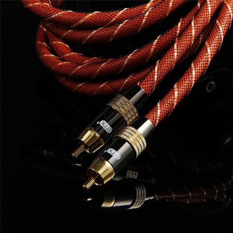 EMK-Cable Coaxial de Audio Digital OD8.0, Audio estéreo Premium Rca a Rca, Cable Coaxial macho, Subwoofer de alta fidelidad, Cable AV TV ► Foto 1/6