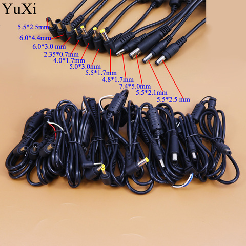 YuXi-conector de Cable de cargador de corriente CC, 4,8x1,7mm, 5,5x2,1mm, 5,5x2,5mm, para Acer, Asus, Toshiba, Lenovo ► Foto 1/6