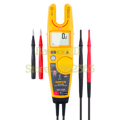 Fluke T6-1000-Medidor de corriente AC sin contacto, valores eficaces verdaderos de voltaje/medidor de pinza de corriente con Hz, prueba de resistencia ► Foto 1/1