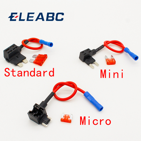 Añadir un circuito estándar/Mini/Micro fusible de hoja compartimentos, soporte Piggy Back fusibles grifo ► Foto 1/6