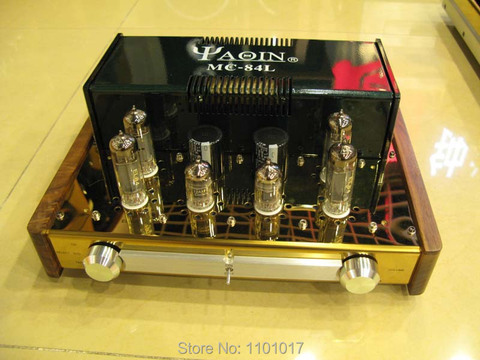 Amplificador de tubo de empuje YAQIN MC-84L EL84, HIFI, Clase A, lámpara integrada amp, salida de auriculares ► Foto 1/6