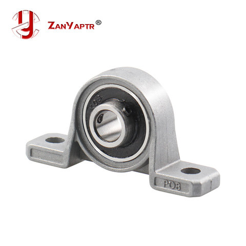 2 piezas KP08 8mm diámetro del taladro auto alineado bloque de almohada rodamiento aleación de Zinc buena calidad para CNC para tornillo de plomo para impresora 3D ► Foto 1/2