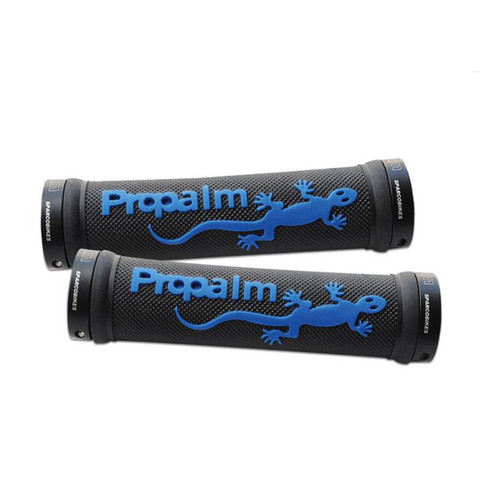 Propalm-empuñaduras de goma para bicicleta, manijas rectas de colores, anillo de bloqueo de aluminio TPR, bloqueo de doble cara, equipo de conducción ► Foto 1/6