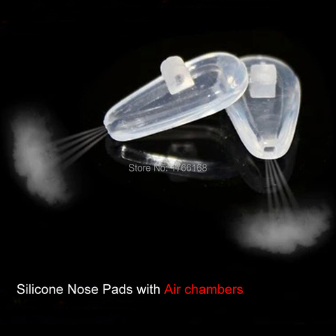 Almohadillas de silicona para gafas ópticas, cámara de aire Súper suave, 12mm, 14mm, 500 Uds. = 250 pares ► Foto 1/1