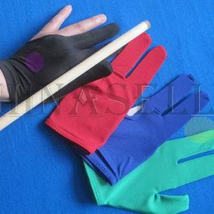 Guantes de 9 bolas de 8 bolas nuevos guantes de billar de alta elasticidad guantes de billar de tres dedos ► Foto 1/6