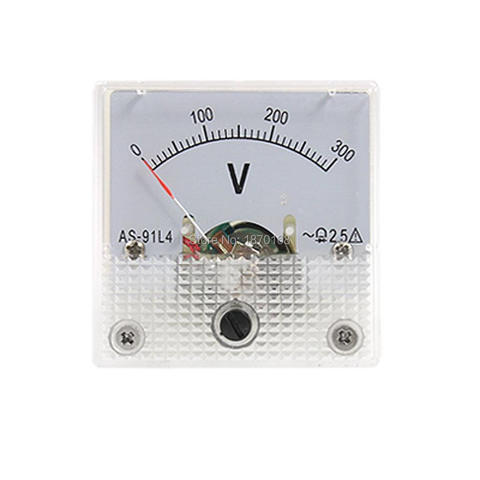 Medidor de voltaje de voltios, Panel analógico, 91L4 AC 0-300V, medidor de voltímetro AC 0-300V ► Foto 1/2