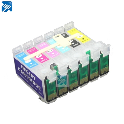 Cartuchos CISS T0791 para epson Stylus foto 1400, 1500W, P50, Artisan 1430, PX650, px660, PX660, 700W, 710W, 720WD, con chip de reinicio automático ► Foto 1/2