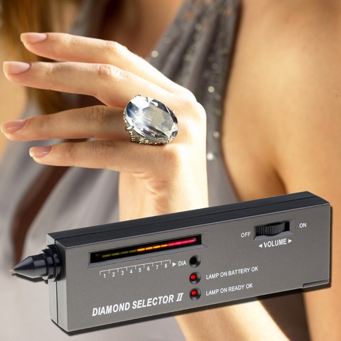 Profesional de Selector de piedras preciosas Selector II gemas indicador LED probador de diamantes de la joyería herramienta de pruebas ► Foto 1/6