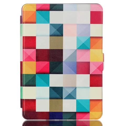 Funda pintada para Kindle 8 e-reader, funda con patrón (8ª generación, 2016), activación inteligente/sueño, para Kindle Model SY69JL ► Foto 1/4