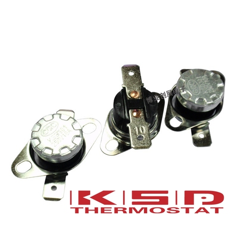 100 unids/lote KSD301 40-130 grados 10A250V N.C normalmente cerrado N.O. Termostato de interruptor de temperatura normalmente abierto, 45/50/90/95/85/180/ ► Foto 1/1