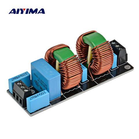 AIYIMA 3900 W EMI 18A de alta frecuencia de filtro de potencia de suministro de energía reunido Junta amplificador altavoz ► Foto 1/6