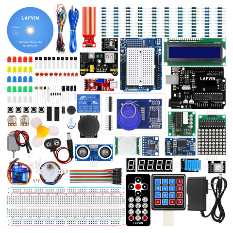 LAFVIN UNO R3 proyecto completo Kit de arranque con el Tutorial para Arduino ► Foto 1/6