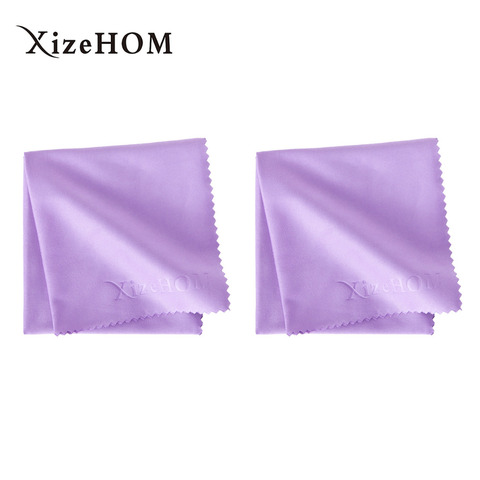 XizeHOM-paños grandes de microfibra para limpieza de ropa, 30x30cm/2 uds., lente de cámara, ojo/gafas, GPS/ordenador ► Foto 1/6