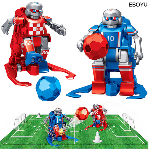 2 uds * EBOYU JT8811/JT8911 2,4 GHz RC fútbol Robot de juguete de Control remoto inalámbrico dos fútbol Robots Juguetes para los niños de la familia ► Foto 1/6